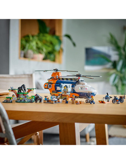 imagem de LEGO CITY HELICÓPTERO NO ACAMPAMENTO BASE 6043713