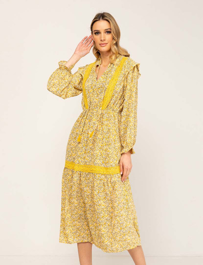 imagem de Vestido Senhora Amarelo1