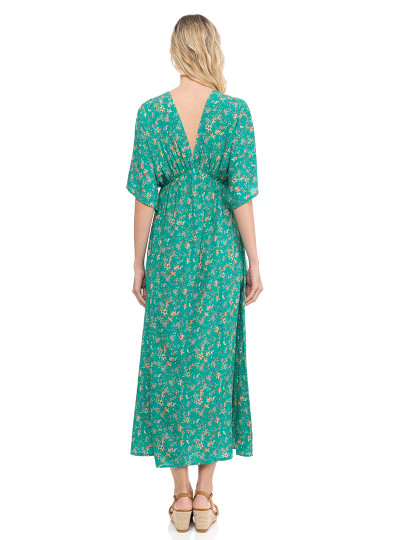 imagem de Vestido Estampado Senhora Verde2