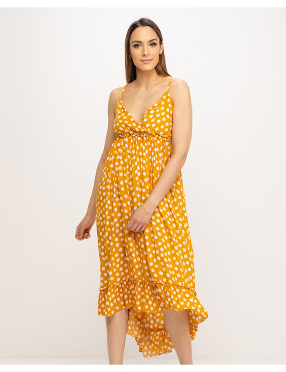 imagem de Vestido estampado Amarelo1