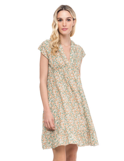 imagem de Minivestido floral estampado Verde1