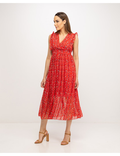 imagem de Vestido maxi Vermelho3