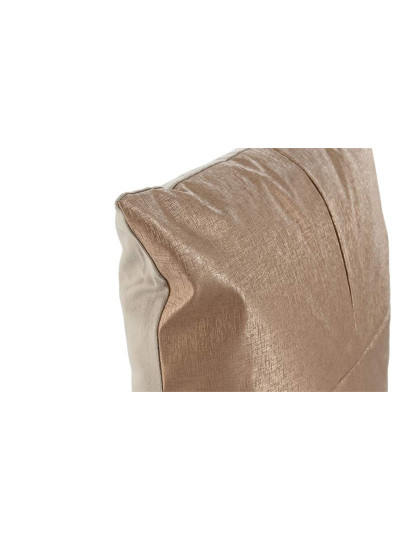 imagem de Almofada De Algodão E Poliéster 45X8X45 Dourado Metálico2