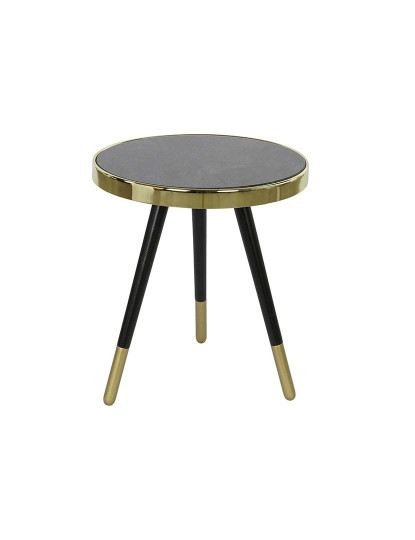 imagem de Mesa Lateral De Aço E Vidro 42,5X42,5X481