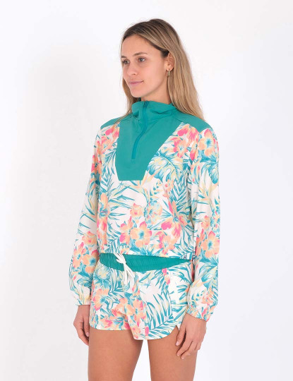 imagem de Casaco Senhora Kat Printed WindbreakerHawaiian Garden2