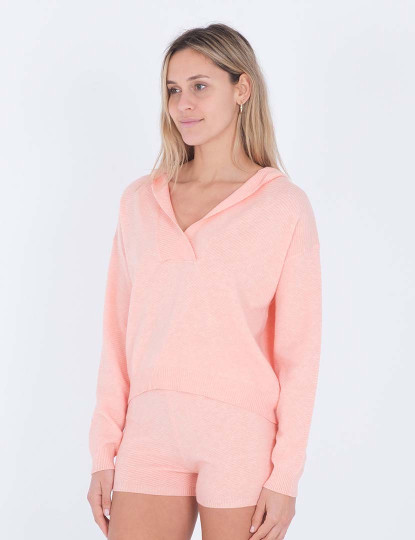 imagem de Sweater Senhora Mia Hooded Coral Reef2