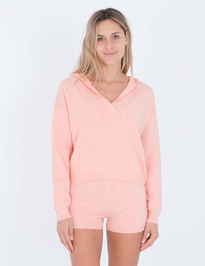 imagem de Sweater Senhora Mia Hooded Coral Reef4