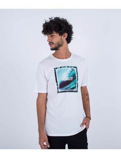 imagem de T-shirt Homem Evd Wave Hello Branco1