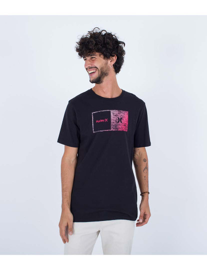 imagem de T-shirt Homem Evd Halfer Gradient Preto1