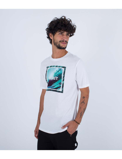 imagem de T-shirt Homem Evd Wave Hello Branco2