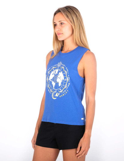 imagem de Tank Top Senhora Global Washed Azul3