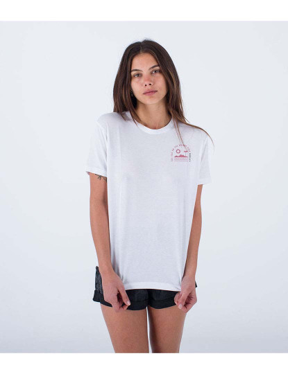 imagem de T-shirt Senhora Bright Side Girlfriend Branco1