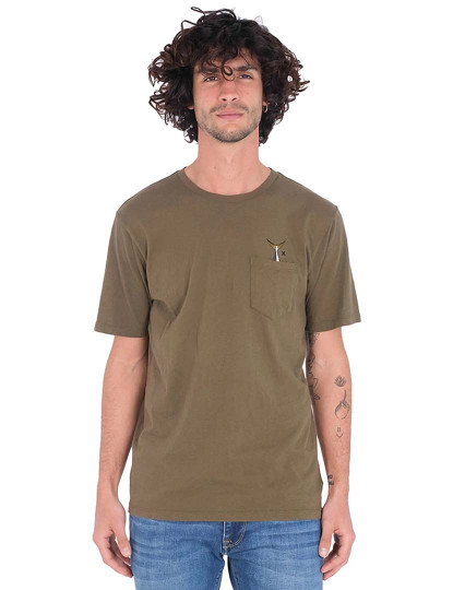 imagem de T-shirt Homem Evd Wash Toro Verde Azeitona1