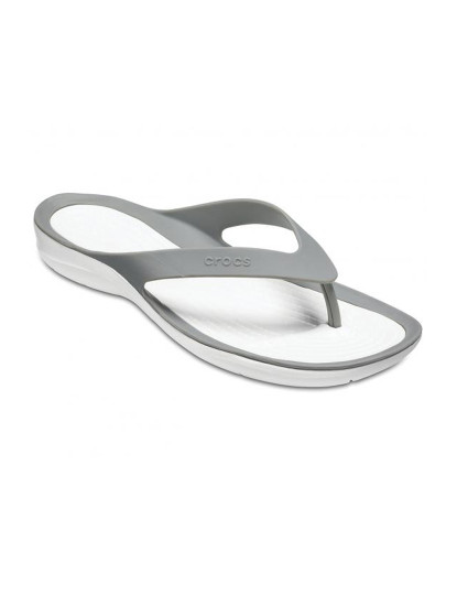 imagem de Crocs Swiftwater Flip W Smoke e Branco1