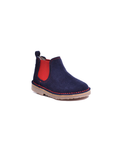 imagem de Botas Chelsea Kids Azul Marinho e Vermelho1