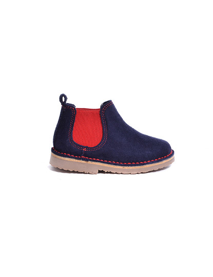 imagem de Botas Chelsea Kids Azul Marinho e Vermelho2