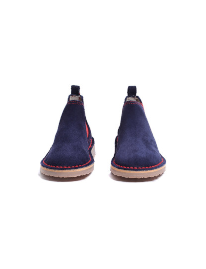 imagem de Botas Chelsea Kids Azul Marinho e Vermelho3