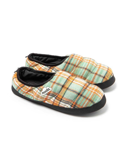 imagem de Pantufas Unisexo Classic Scotland Verde e Laranja2