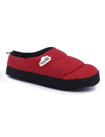 imagem de Pantufas Clássica Sola Borracha Vermelho3