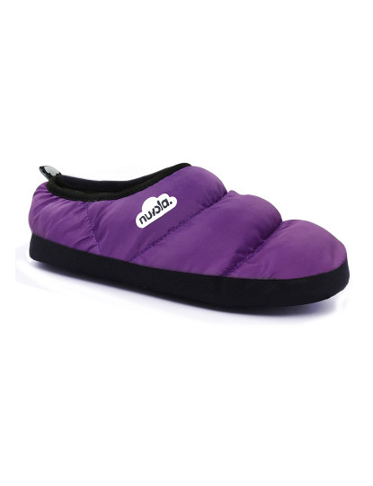 imagem de Pantufas Clássica Sola Borracha Roxo 2