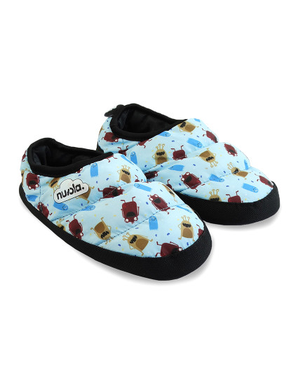 imagem de Pantufas Printed 20 Mostro Unissexo Azul Claro3