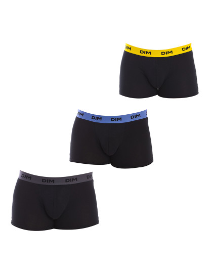 imagem de Pack Boxers Homem Preto, Amarelo e Azul1