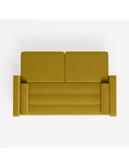 imagem de Sofá Canapé-Cama Giulia Amarelo Mostarda7