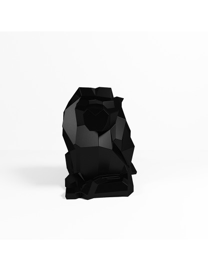 imagem de Leão Decorativo Majestoso Preto3