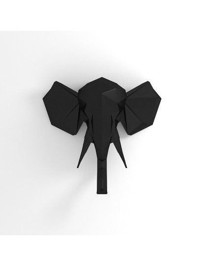 imagem de Troféu Decorativo Elefante Preto1