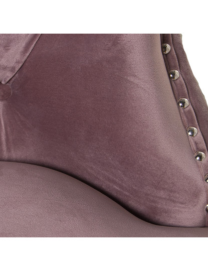 imagem de Conjunto de 2 Cadeiras de Veludo Rosa com Pernas de Madeira5
