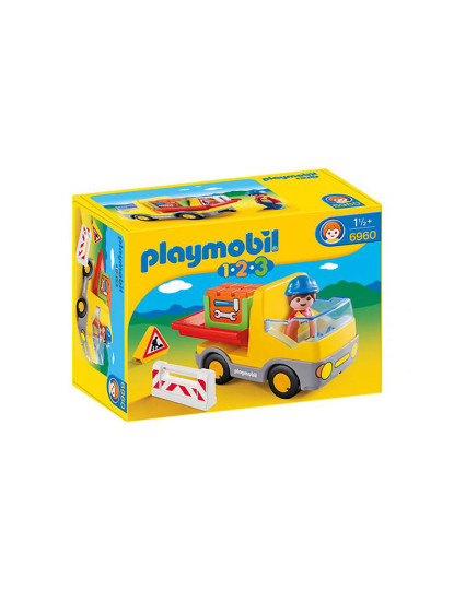 imagem de Playmobil 1.2.3 Camião das Obras TU1