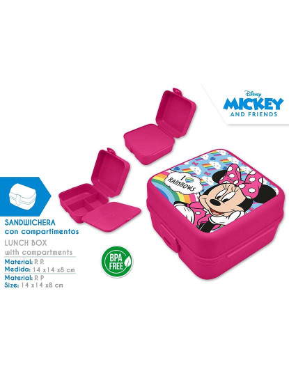 imagem de Sandwicheira Com Compartimentos Minnie 1 TU2