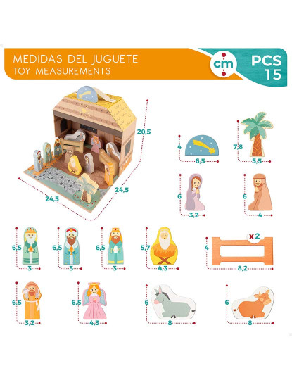 imagem de Belen Madeira 15 Pcs +3A TU6