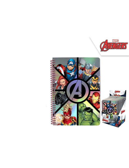 imagem de Caderno A5 Avengers TU1