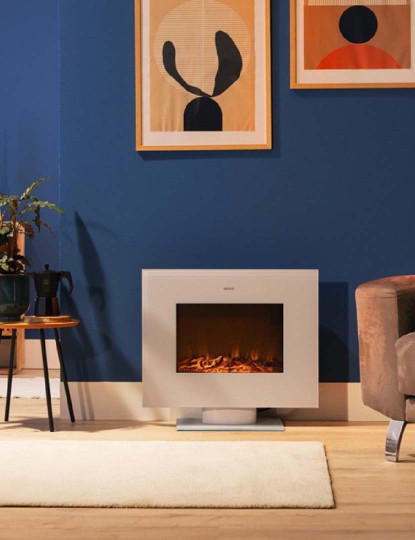 imagem de Lareira Elétrica ReadyWarm 2700 Design Flames White2