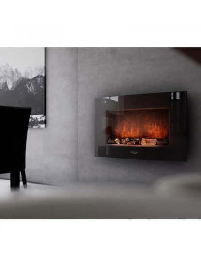 imagem de Lareira Elétrica Ready Warm 2200 Curved Flames3