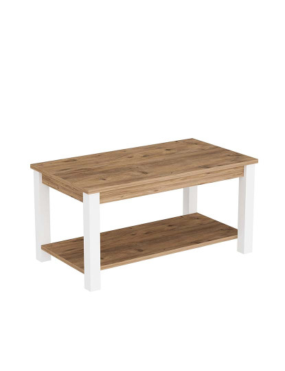 imagem de Mesa Apoio Larissa Branco Walnut 4