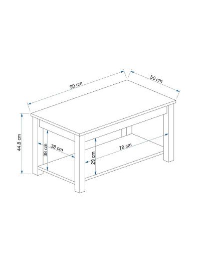 imagem de Mesa Apoio Larissa Branco Walnut 5