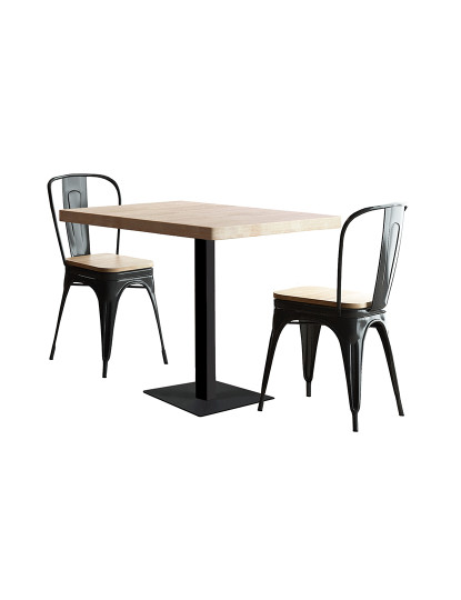 imagem de MESA MOSS 80 X 60 CM ROBLE NORDISH / NEGRO1