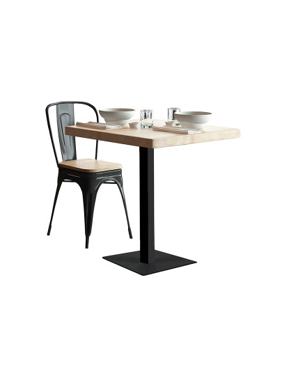 imagem de MESA MOSS 60 X 60 CM ROBLE NORDISH / NEGRO1