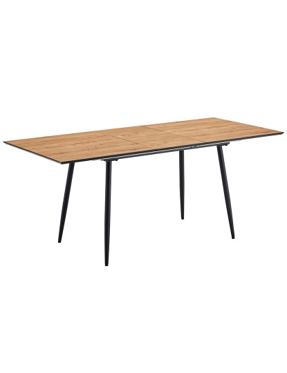 imagem de MESA COMEDOR EXTENSIBLE ARTIC 140 - 180 x 80 CM OAK / NEGRO4