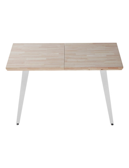 imagem de MESA DE JANTAR EXTENSÍVEL BERG 140 - 180 - 220 x 80 CM CARVALHO NORDÊS / BRANCO1