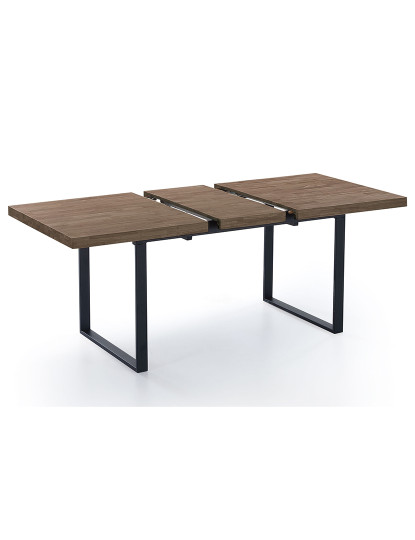 imagem de MESA DE JANTAR EXTENSÍVEL CARVALHO NATURAL AMERICANO / PRETO4