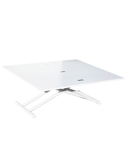 imagem de MESA DE CENTRO ELEVÁVEL E EXTENSÍVEL BRANCO4