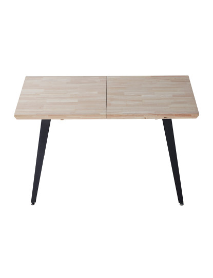 imagem de MESA DE JANTAR EXTENSÍVEL BERG 140 - 180 - 220 x 80 CM CARVALHO NORDÊS / PRETO1