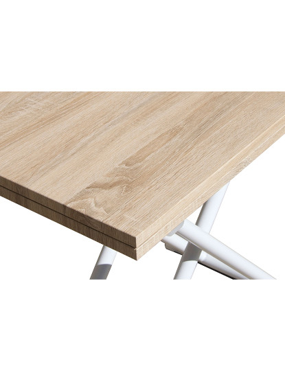 imagem de MESA DE CENTRO ELEVÁVEL E EXTENSÍVEL BRANCO 5