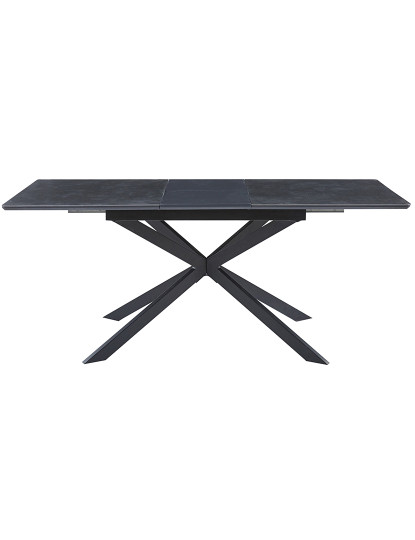 imagem de MESA DE JANTAR EXTENSÍVEL VULCANO 140 - 180 X 80 CM CERÂMICA PRETA / PRETA5