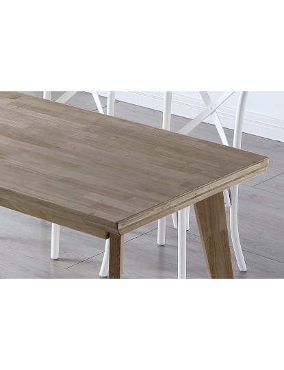 imagem de MESA DE JANTAR FIXA GENOVA MEL OAK WOOD3