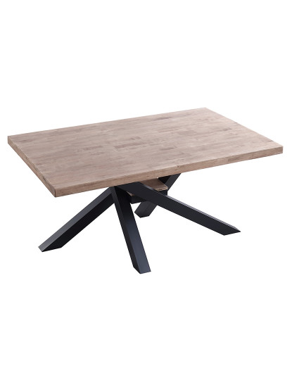 imagem de MESA DE JANTAR FIXA XENA 160 MEL OAK / PRETO2