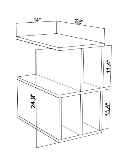 imagem de Mesa Apoio Lauron Oak4